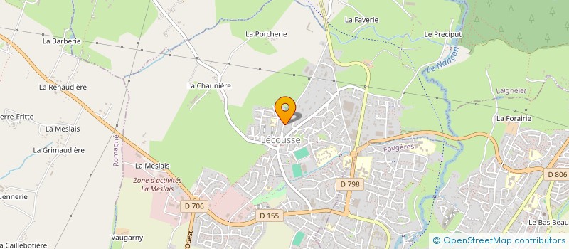 localisation de l'entreprise MONSIEUR YVAN HOREAU  LECOUSSE