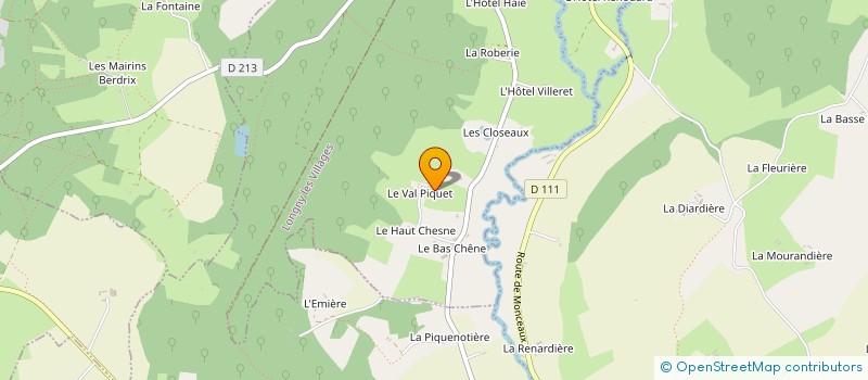 localisation de l'entreprise MONSIEUR YVAN HUBERT à LONGNY LES VILLAGES
