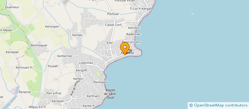 localisation de l'entreprise MONSIEUR YVAN HUITRIC à LOCTUDY