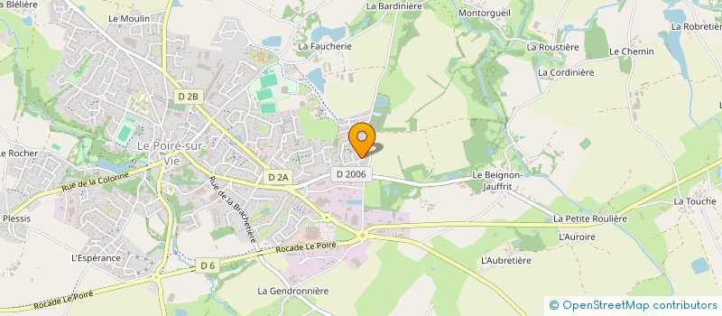 localisation de l'entreprise MONSIEUR YVAN JOUSSEAUME  LE POIRE-SUR-VIE