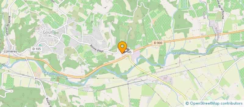 localisation de l'entreprise MONSIEUR YVAN KARMERE  GOULT