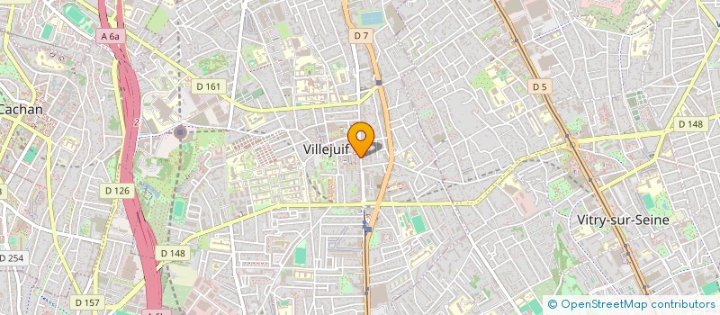 localisation de l'entreprise MONSIEUR YVAN KERDANET  VILLEJUIF