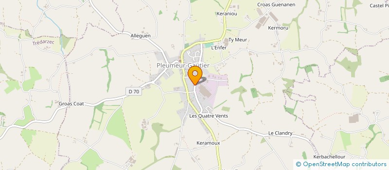 localisation de l'entreprise MONSIEUR YVAN LABBE à PLEUMEUR-GAUTIER