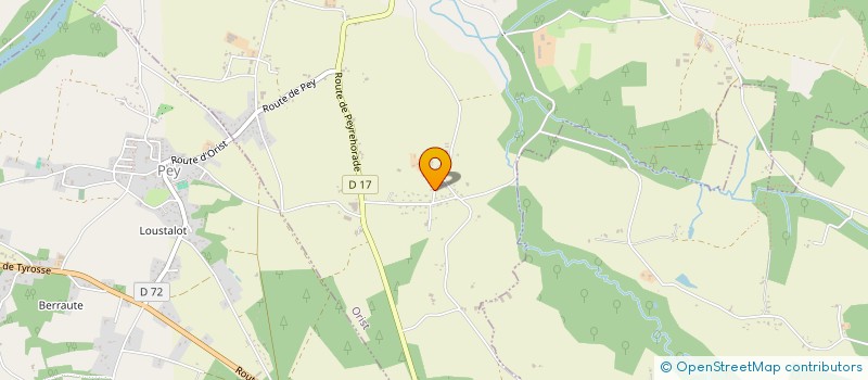 localisation de l'entreprise MONSIEUR YVAN LABORDE  ORIST