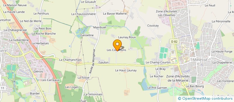 localisation de l'entreprise MONSIEUR YVAN LAGADEUC à MELESSE