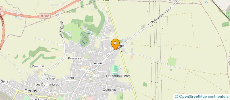 localisation de l'entreprise MONSIEUR YVAN LAGRAIN  GENAS