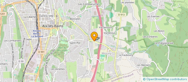 localisation de l'entreprise MONSIEUR YVAN LAIN  MOUXY