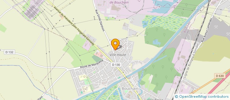 localisation de l'entreprise MONSIEUR YVAN LAINE  BOUCHAIN