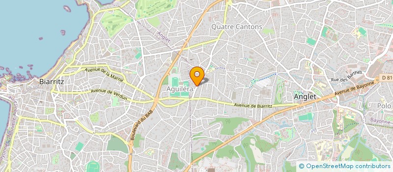 localisation de l'entreprise MONSIEUR YVAN LATASTE  ANGLET