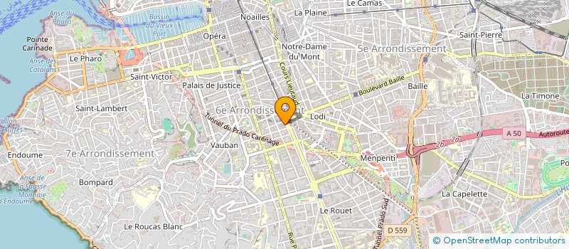 localisation de l'entreprise MONSIEUR YVAN LATOURNERIE à MARSEILLE
