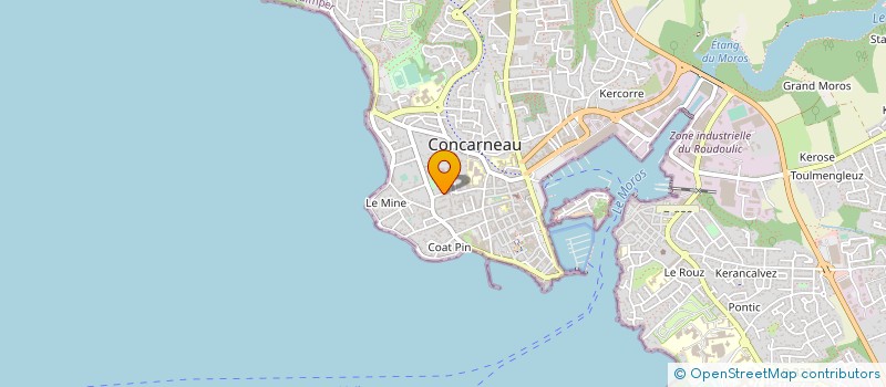 localisation de l'entreprise MONSIEUR YVAN LE BRAS à CONCARNEAU