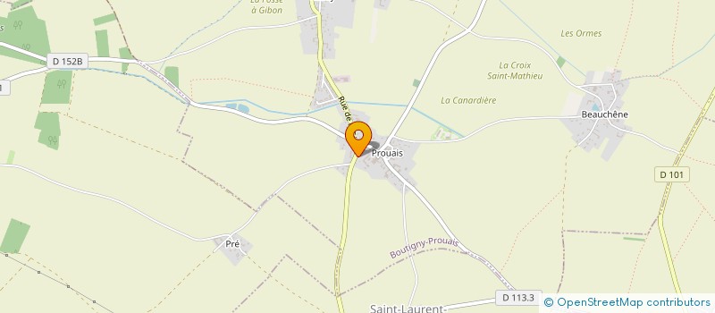 localisation de l'entreprise MONSIEUR YVAN LE FLOHIC à BOUTIGNY-PROUAIS