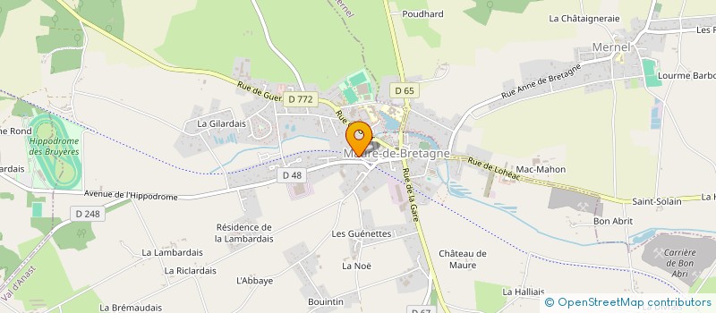 localisation de l'entreprise MONSIEUR YVAN LE MARIE  VAL D'ANAST