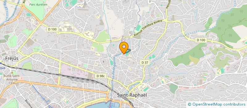 localisation de l'entreprise MONSIEUR YVAN LE PEN TOCHE  SAINT-RAPHAEL