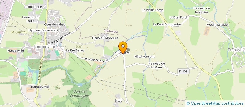 localisation de l'entreprise MONSIEUR YVAN LE ROY à LES PIEUX
