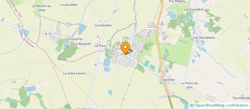 localisation de l'entreprise MONSIEUR YVAN LEBON  NIEUL-LE-DOLENT