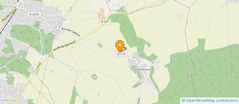 localisation de l'entreprise MONSIEUR YVAN LEBOSSE  HERICY