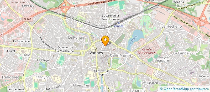 localisation de l'entreprise MONSIEUR YVAN LEFEUVRE à VANNES
