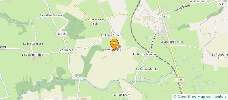 localisation de l'entreprise MONSIEUR YVAN LEROUX à HUDIMESNIL