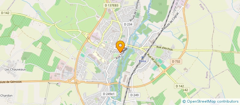 localisation de l'entreprise MONSIEUR YVAN LEVEQUE  PONS