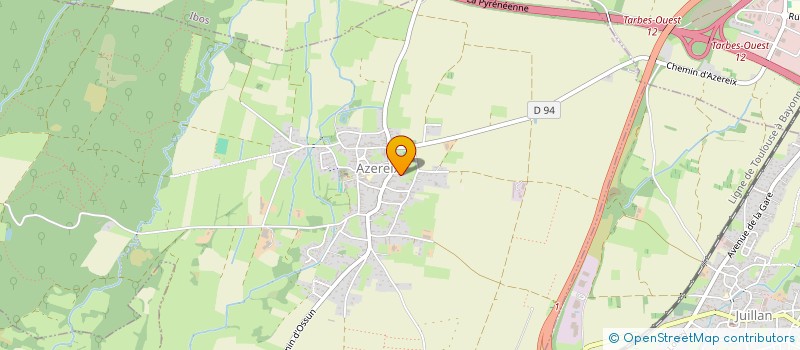 localisation de l'entreprise MONSIEUR YVAN LUBY  HIBARETTE