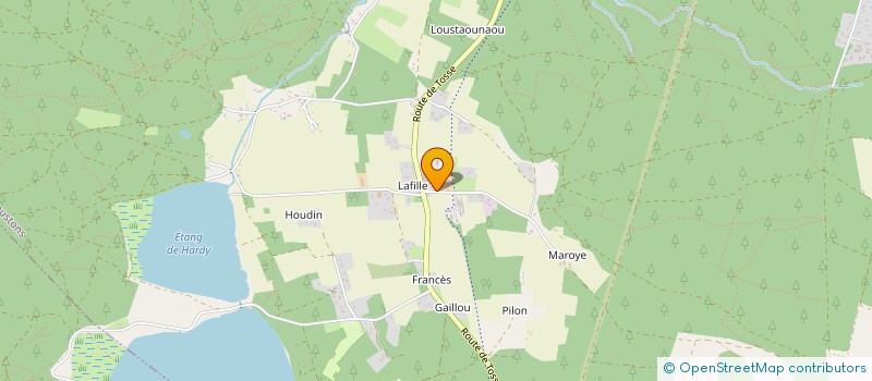 localisation de l'entreprise MONSIEUR YVAN LUPFER  SOUSTONS