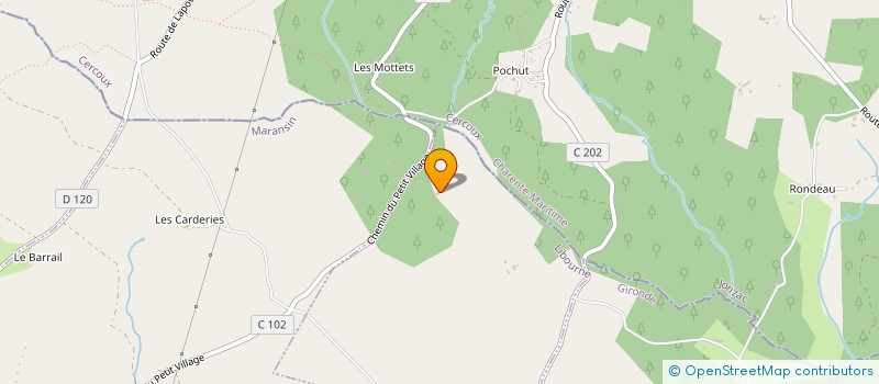 localisation de l'entreprise MONSIEUR YVAN LUSSEAU  BAYAS