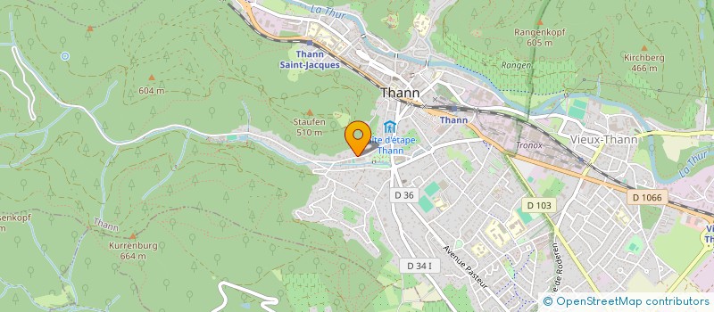 localisation de l'entreprise MONSIEUR YVAN LUTTENAUER  THANN