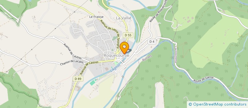 localisation de l'entreprise MONSIEUR YVAN MAERTENS  ROQUECOURBE