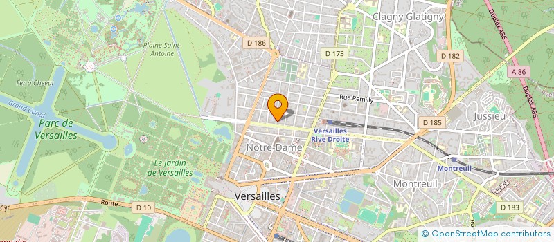 localisation de l'entreprise MONSIEUR YVAN MALISZEWSKI à VERSAILLES