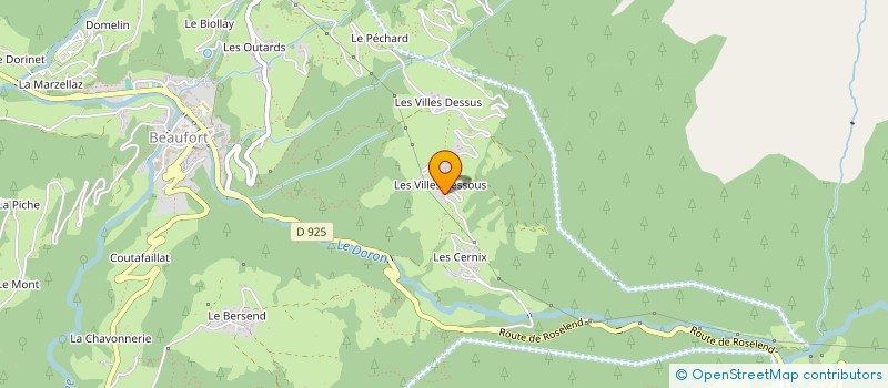 localisation de l'entreprise MONSIEUR YVAN MANSORD  BEAUFORT