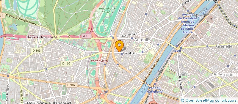 localisation de l'entreprise MONSIEUR YVAN MARECHAL  PARIS