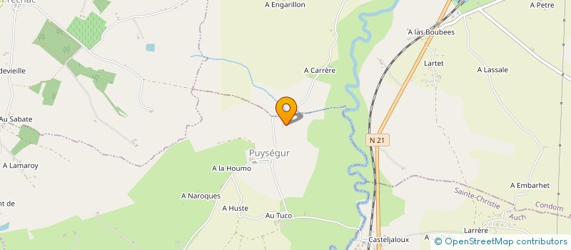 localisation de l'entreprise MONSIEUR YVAN MARILL à PRECHAC