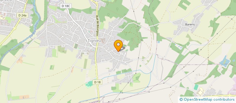 localisation de l'entreprise MONSIEUR YVAN MARKOVIC  TIGNIEU-JAMEYZIEU