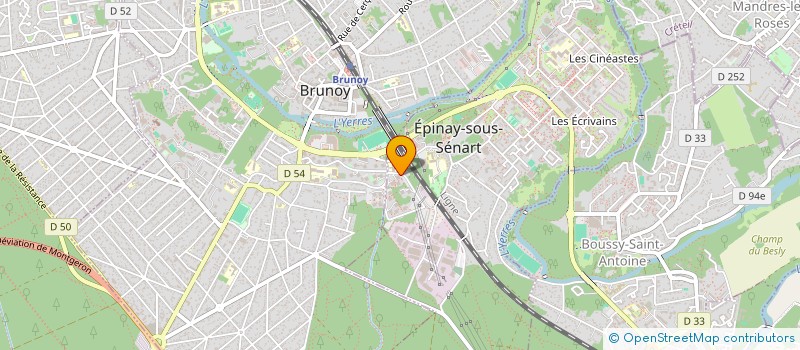 localisation de l'entreprise MONSIEUR YVAN MATRAT  EPINAY-SOUS-SENART