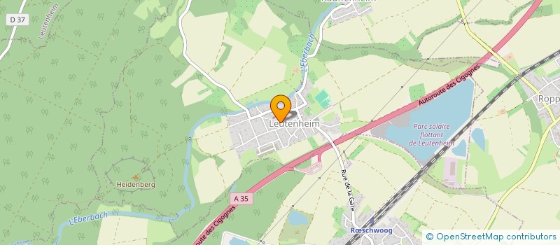 localisation de l'entreprise MONSIEUR YVAN MATTER  LEUTENHEIM