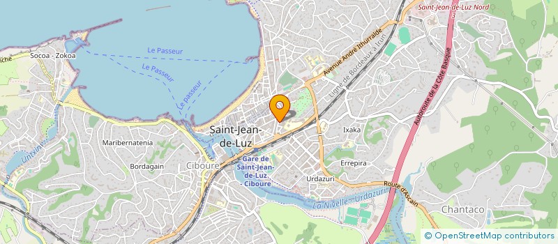localisation de l'entreprise MONSIEUR YVAN MAUMY à SAINT-JEAN-DE-LUZ