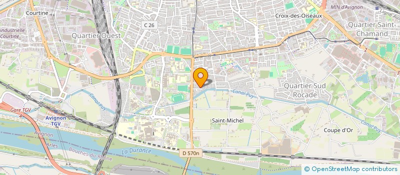 localisation de l'entreprise MONSIEUR YVAN MAURY  AVIGNON