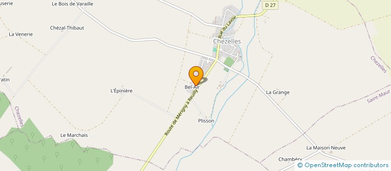 localisation de l'entreprise MONSIEUR YVAN MENARD à SAINT-LACTENCIN