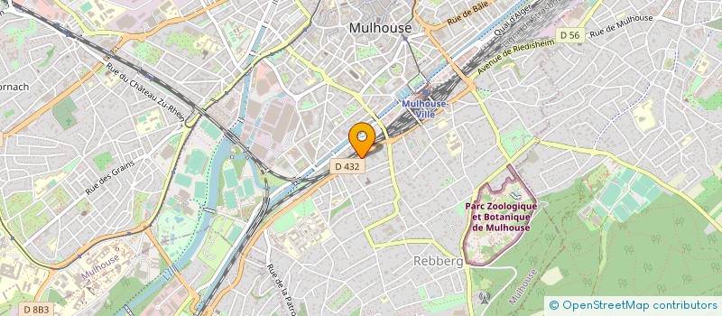 localisation de l'entreprise MONSIEUR YVAN MERIAU  MULHOUSE