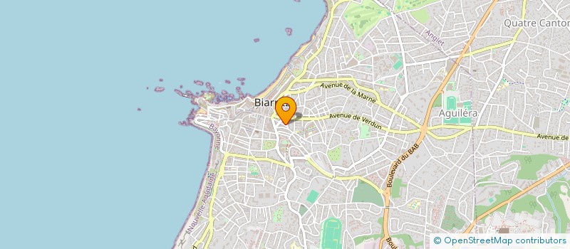 localisation de l'entreprise MONSIEUR YVAN MESMER DUDONS à BIARRITZ