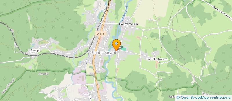 localisation de l'entreprise MONSIEUR YVAN MICHEL  SAINT-LEONARD