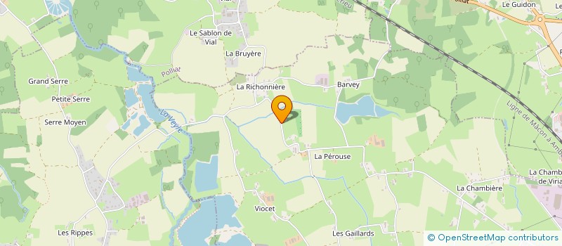 localisation de l'entreprise MONSIEUR YVAN MICHON à SAINT-DENIS-LES-BOURG