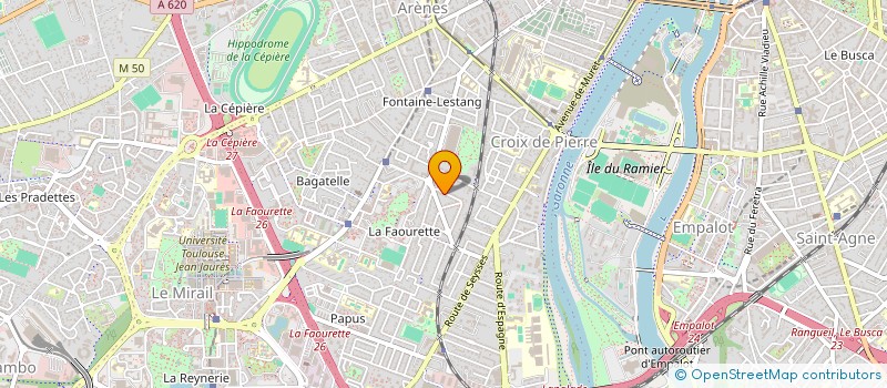 localisation de l'entreprise MONSIEUR YVAN MIROUSE à TOULOUSE