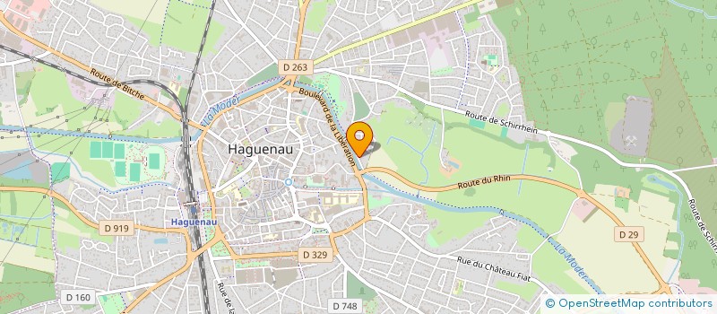 localisation de l'entreprise MONSIEUR YVAN MOLINARO  HAGUENAU