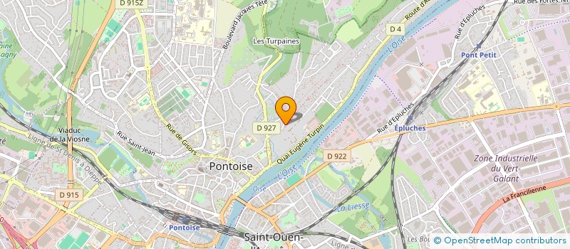 localisation de l'entreprise MONSIEUR YVAN MOLINIER  PONTOISE