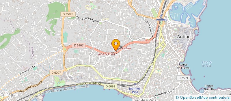 localisation de l'entreprise MONSIEUR YVAN MORINI  ANTIBES