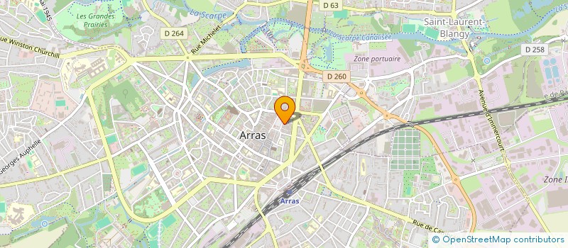 localisation de l'entreprise MONSIEUR YVAN OFFROY à ARRAS