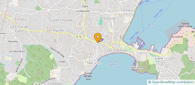 localisation de l'entreprise MONSIEUR YVAN OSSEMOND  LA SEYNE-SUR-MER