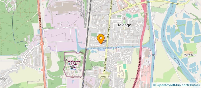 localisation de l'entreprise MONSIEUR YVAN PERREVE  TALANGE